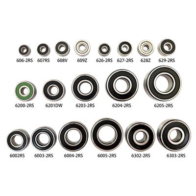 고속 깊은 굴곡 구슬 베어링 OEM 서비스 6200 10 40 mm 크롬 스틸 GCR15