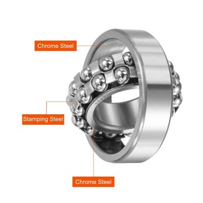 C5 공백 1215M 산업용 기계용 75x130x25mm의 자기 정렬 구리 베어링