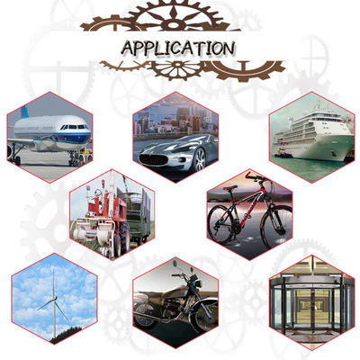 DAC407442 트랙터 및 건설 기계용 40X74X42mm의 이중 방사선 구리 베어링