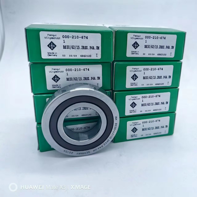 고정도 각면 접촉 베어링 BS30/62/15.2RSZ.P4A.UM CNC 나사 지원