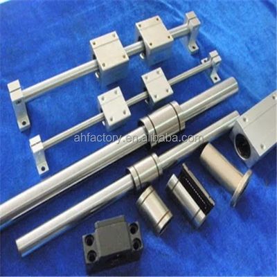 시장을위한 CNC 알루미늄 원형 선형 안내 레일 SBR12 및 선형 슬라이드 블록 SBR30UU