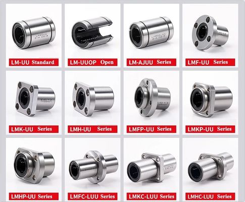오일 그레이스 LM8UU 선형 부싱 CNC 선형 볼 베어링 스틱 라이너 레일 선형 샤프트 부품