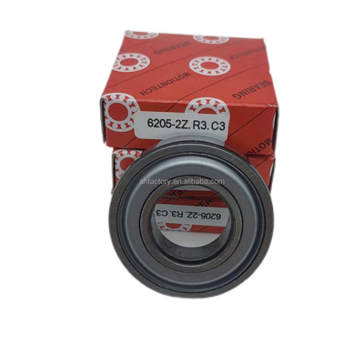 ISO9001 2008 인증서 6205-2Z 0 25mm 크기의 구멍을 가진 깊은 굴곡 구슬 베어링