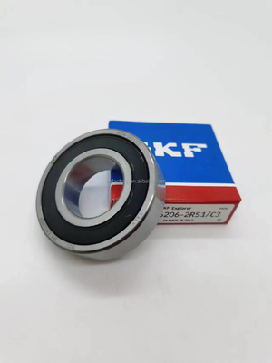 6206-2RS 2면 고무 봉인 볼 베어링 30x62x16mm 30mm 구멍 크기