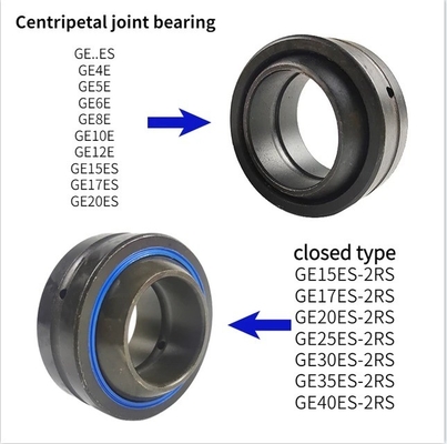 GEM 35 ES-2RS 구형 평면 베어링 35 x 55 x 35/20mm 막대기 끝을 두 입술로 봉인