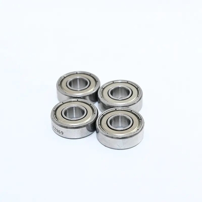 R10ZZ 15.875*34.925*8.731mm 작은 단일 행 크롬 스틸 깊은 굴곡 공 베어링