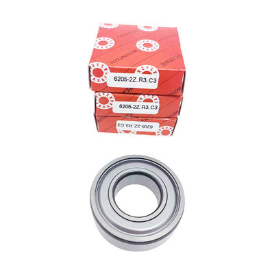 고 정밀도 P5 다형 크롬 스틸 딥 그루브 볼 베어링 6205-2Z/C3