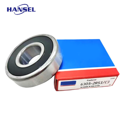 ISO9001 2008 인증된 트랙터용 깊은 굴곡 구슬 굴착기 6305-2RS1/C3