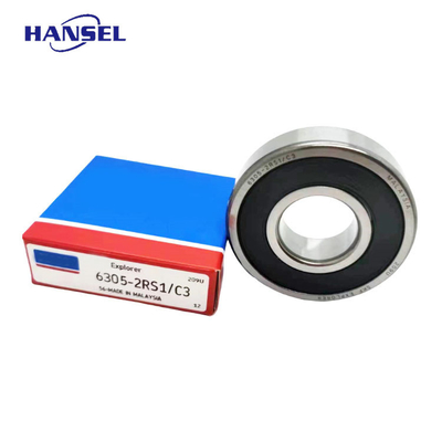 ISO9001 2008 인증된 트랙터용 깊은 굴곡 구슬 굴착기 6305-2RS1/C3