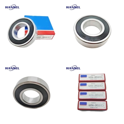 단열 크롬 스틸 정비용 SKF 딥 그루브 볼레어링 6206-2RS1/C3