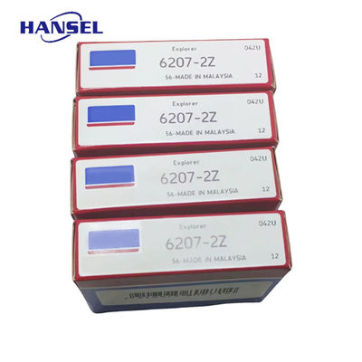 자동차 트랙터 건설용 기계용 6207 ZZ 시리즈의 깊은 굴곡 구슬 굴착기