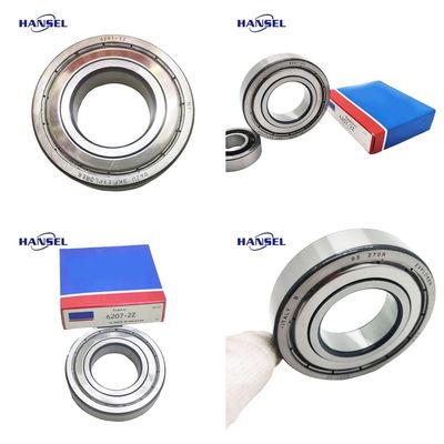 자동차 트랙터 건설용 기계용 6207 ZZ 시리즈의 깊은 굴곡 구슬 굴착기