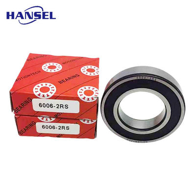 크롬 스틸/GCr15 스테인리스 스틸 딥 그루브 볼 베어링 6006-2RS 30mm 구멍 크기
