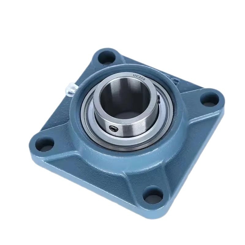 크롬 스틸 GCR15 UCF 롤링 밀 및 무거운 기계용 50mm 베개 블록 베어링