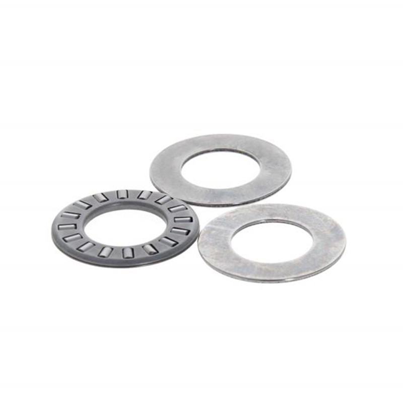 크롬 스틸 GCR15 식품 상점용 평면 추진 바늘 롤러 베어링 35*52*2mm AXK3552