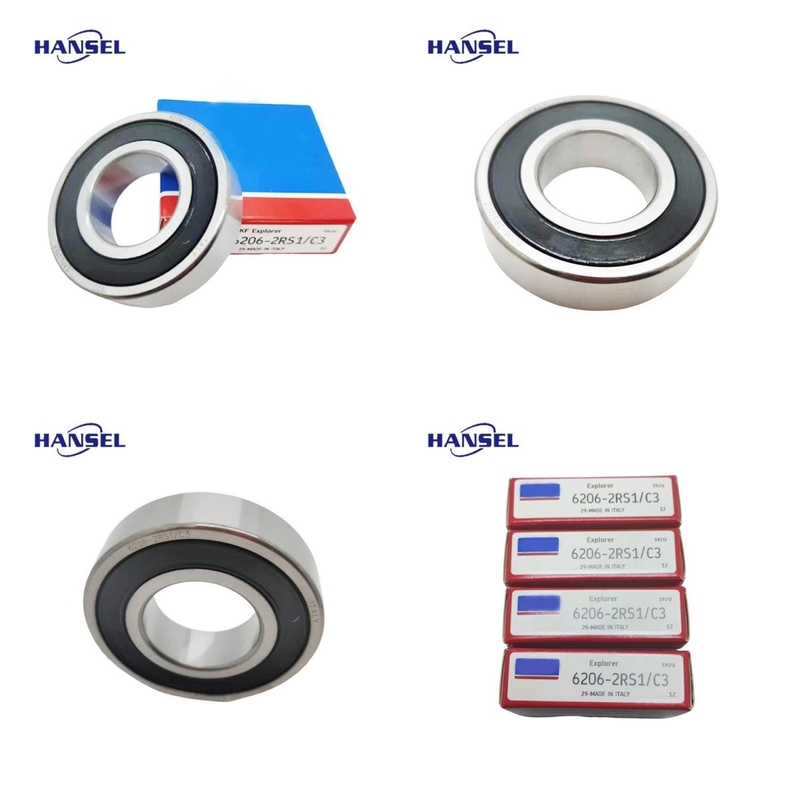 구멍 크기 0 30mm S K F Deep Groove Ball Bearings 6206-2RS1/C3 성능에 대한 설명