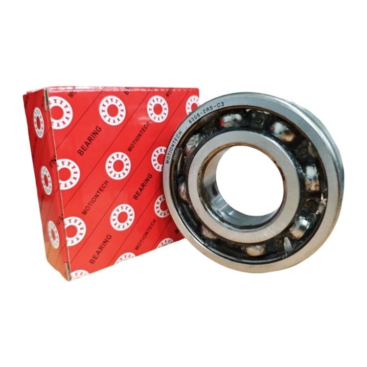 ISO9001 2008 인증 깊은 굴곡 구슬 베어링 6308-2RS-C3 구멍 크기 0-40mm