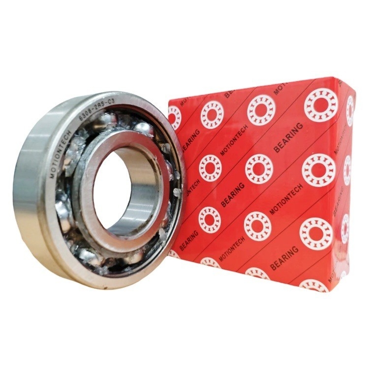 진동 Z3V3 SKF 6308-2RS-C3 고속 및 긴 수명을위한 깊은 굴곡 구슬 굴착